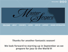 Tablet Screenshot of mastersingersomaha.com